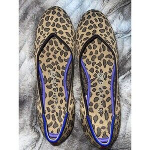 Rothy's Round Toe Ballet Flats Leopard Print 9